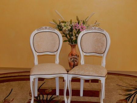 wedding chairsの写真素材