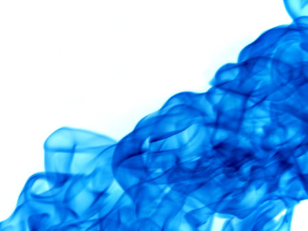 Texture smoke on a white backgroundの写真素材