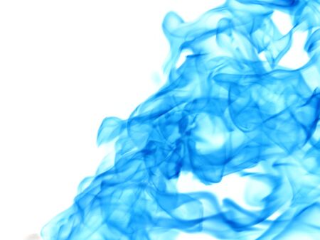 Texture smoke on a white backgroundの写真素材