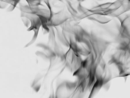 Texture of black smoke on a light backgroundの写真素材