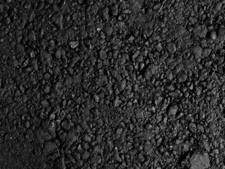 The texture of the surface of the asphalt roadの写真素材