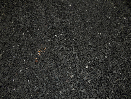 Texture close-up of the old road asphaltの写真素材