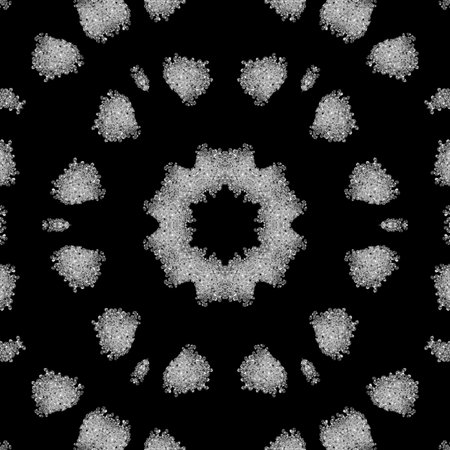 Illustration of a background of diamonds on a black background