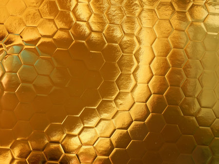 3d illustration of abstraction of golden background