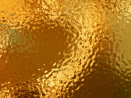 3d illustration of abstraction of golden background