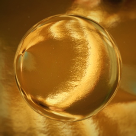 3d illustration of abstraction of golden backgroundの写真素材