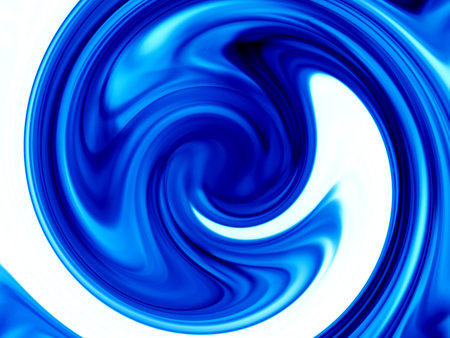 3d illustration of an abstract image of blue flowers on a white background