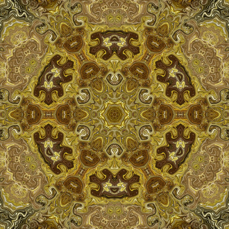 3d illustration. Abstract image of a golden background