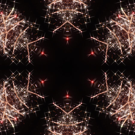 3d illustration. Abstract image of a holiday firework