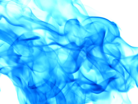 Abstract background of flowing ink in water on a white background.の写真素材