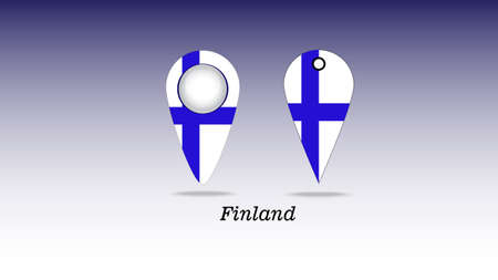 GPS point iconのイラスト素材