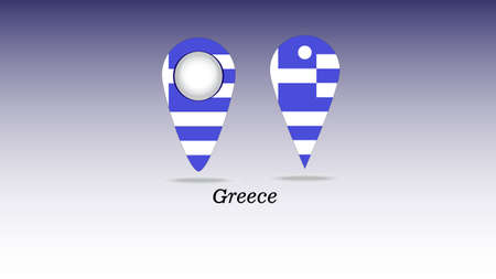 gps point icon isolated on plain background.のイラスト素材