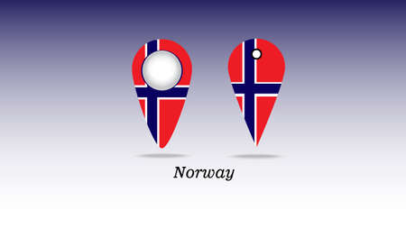 A gps point icon isolated on plain background.のイラスト素材