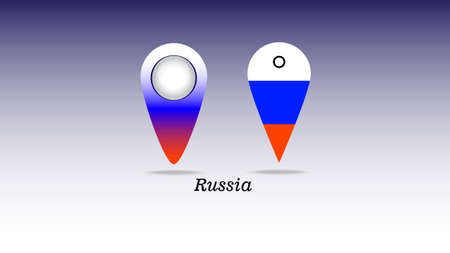 A gps point icon isolated on plain background.のイラスト素材