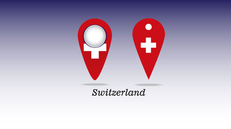A gps point icon isolated on plain background.のイラスト素材