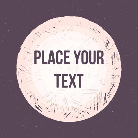 Abstract vector card template with grunge background.のイラスト素材