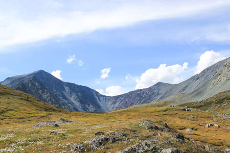 Autumn is the best time in the mountains.の写真素材
