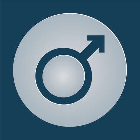 male sign iconのイラスト素材