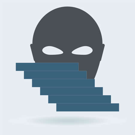 staircase vector iconのイラスト素材
