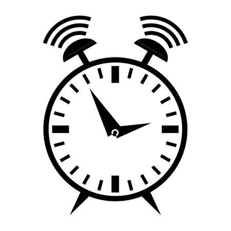 ringing alarm clockのイラスト素材