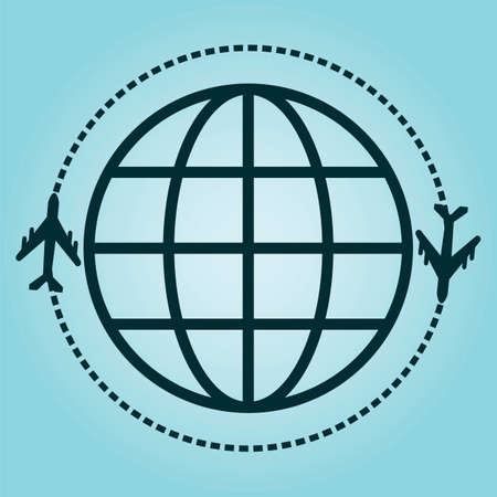travel graphic design , vector illustrationのイラスト素材