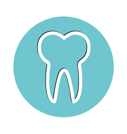 Tooth Icon, pictogram iconのイラスト素材