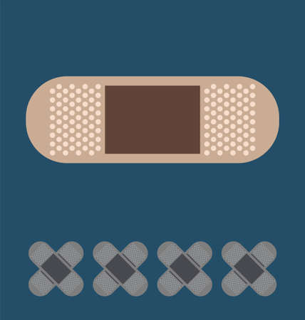 Plaster icon, Bandage Health. Medical concept.のイラスト素材