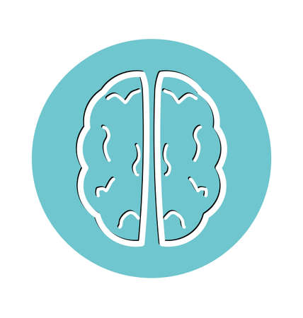 human brain, medacal icon conceptのイラスト素材