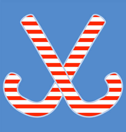 Christmas candy caneのイラスト素材