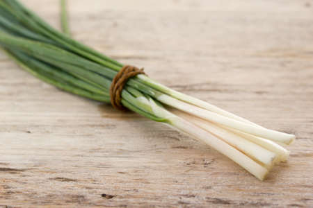 Bunch of green onionsの写真素材