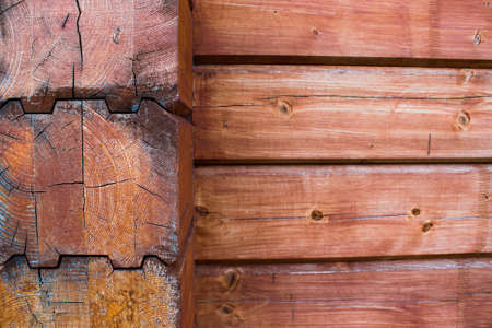 Wooden wall as backgroundの写真素材