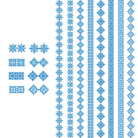 Festive Scandinavian ornament. Christmas pattern with bright pattern.のイラスト素材