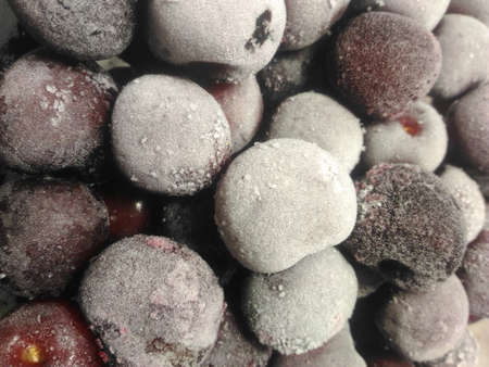 berries frost from the freezerの写真素材