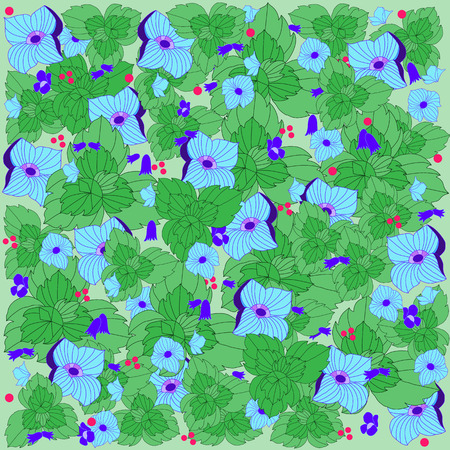 colors, backgrounds, pattern, floralのイラスト素材