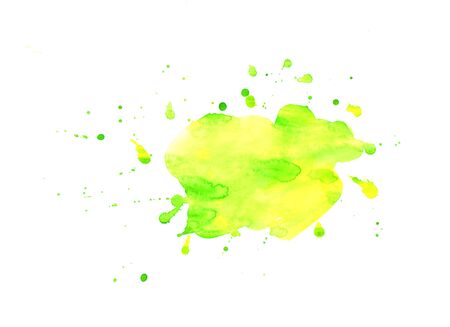 The hand-drawn color splashing on the paperのeditorial素材