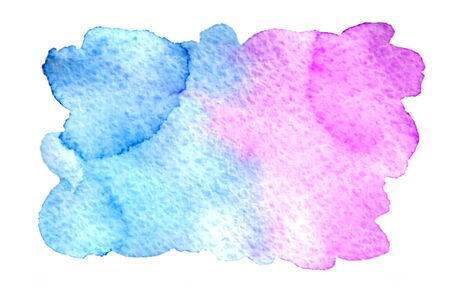 Abstract colorful watercolor on white background.The color splashing on the paper.It is a hand drawn.の写真素材