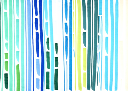 background and blue spots stripes. Freehand drawing with markers. For the work of designer clearance fabrics and printing on paper. Colorful, positive, creativeの写真素材