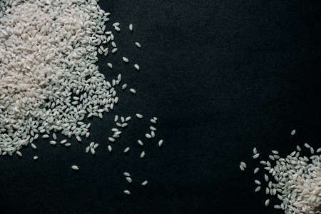 A wallpaper with rice on the cornersの写真素材