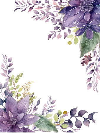 Greenery botanical mockup with copy space, boho styleの素材