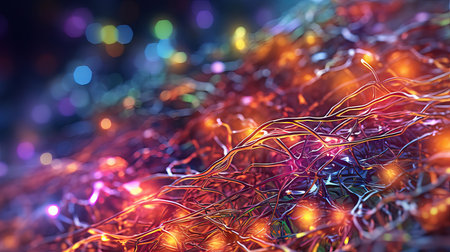 Futuristic technology abstract background,big data, data center, server, internet, speedの素材