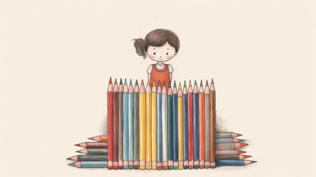 Kids reading school illustration, Reading Adventure,の素材