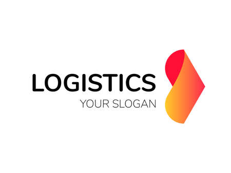 Transport logistic logo vector illustrationのイラスト素材