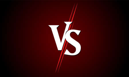 Versus vector iconのイラスト素材