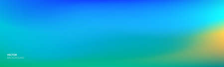 Gradient background, color abstract blend mesh, vector blurred soft blue turquoise color gradation effectのイラスト素材