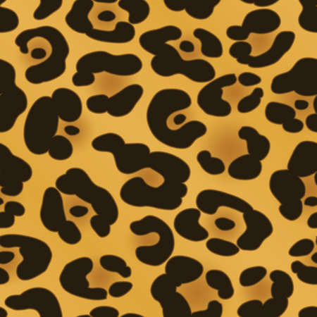 A yellow and black jaguar spotted background  Seamlessly repeatable のイラスト素材