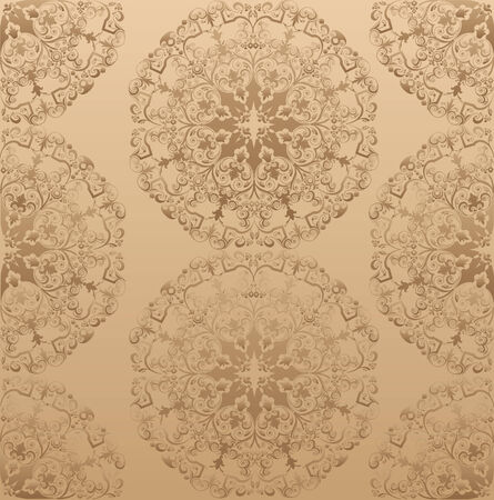 Seamless Damask wallpaperのイラスト素材