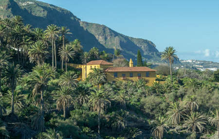 La Casona de los Castro, old house from the 16th century of the family that owned the place and its farms.の写真素材