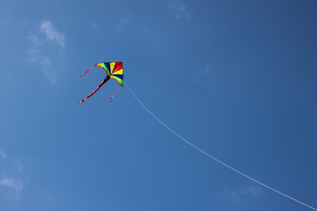 A nice kite flying on the sky, good compositionの写真素材