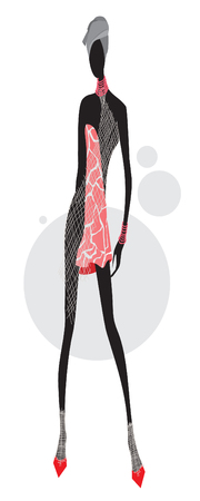 Fashion Girlのイラスト素材