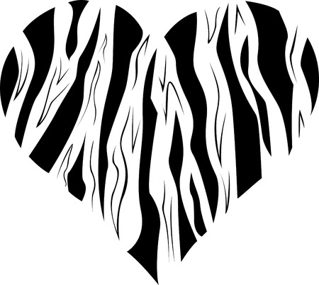 Pattern in the form of heart.のイラスト素材